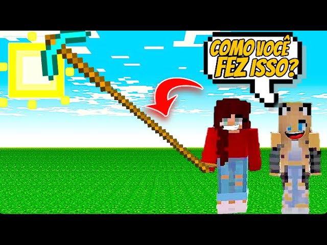 MINECRAFT - CONSTRUÍNDO UMA PONTE DE DIORITO. MUITO