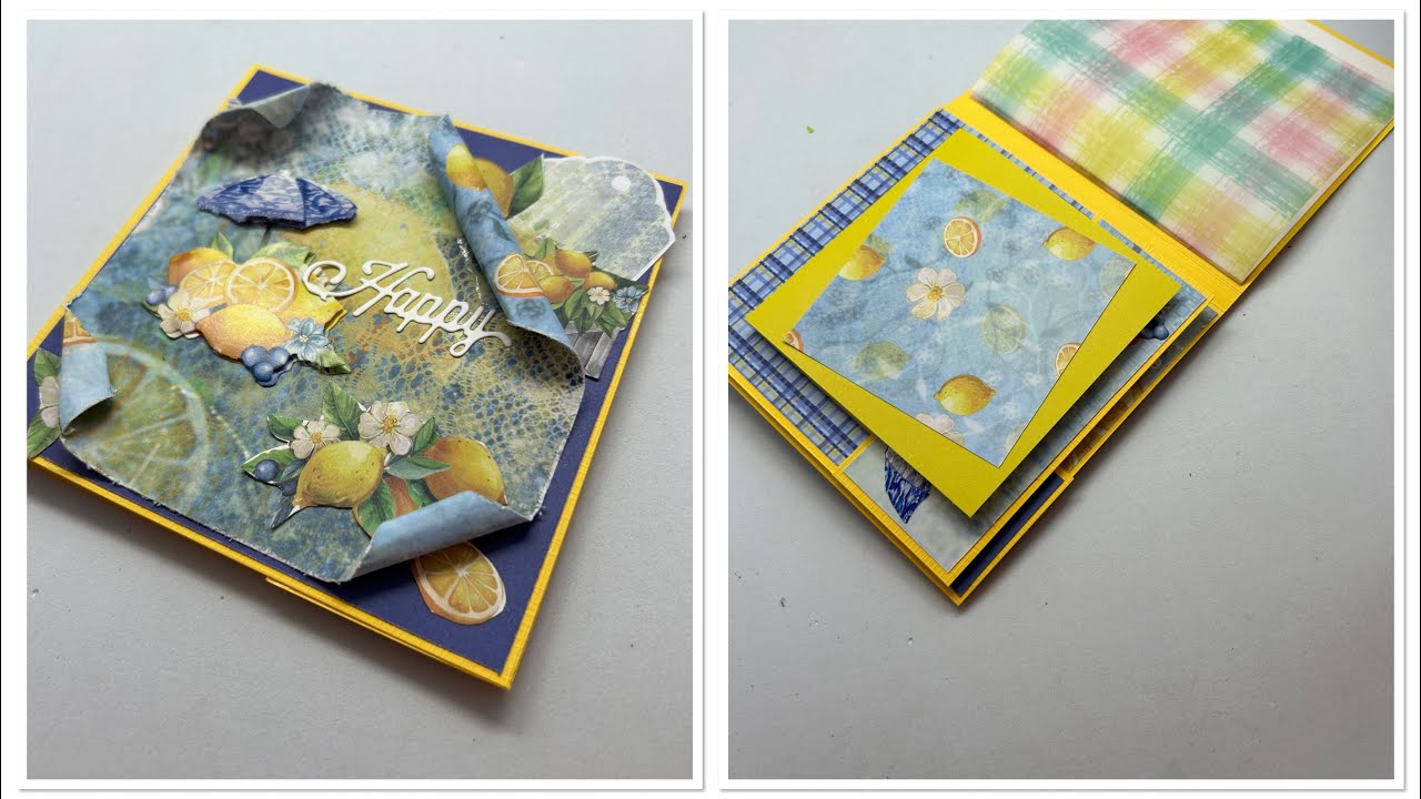 TUTO carte multi fonction .. effet wahouuuu🥰