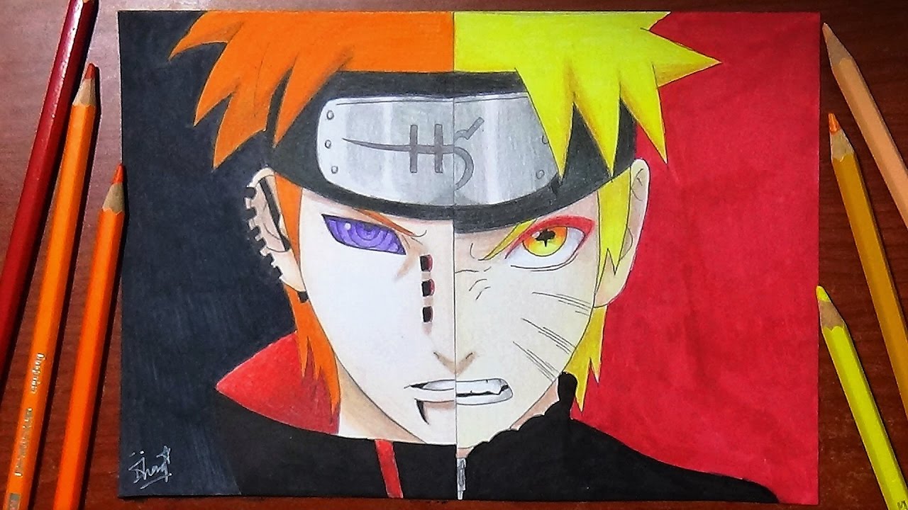 Naruto realista - Speed drawing