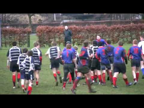 Kirkcaldy Rugby Under 16s versus Musselburgh 21st December 2008 Beveridge Park