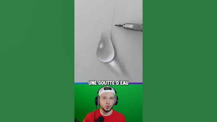 Comment dessiner une goutte d'eau Noob vs Pro