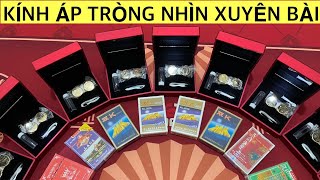 Kính Áp Tròng Nhìn Xuyên Bài  - Kính mỹ 12 D siêu nét  2024 Nhìn Xuyên Lá Bài Bịp Mới Nhất