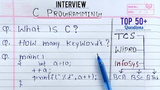 C Programming INTERVIEW Questions for College Placement | Learn Coding | #CProgramming