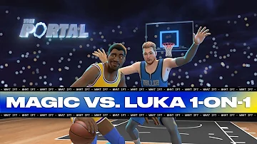 Luka Doncic vs. Prime Magic Johnson 1-on-1 | THE PORTAL S1 E5