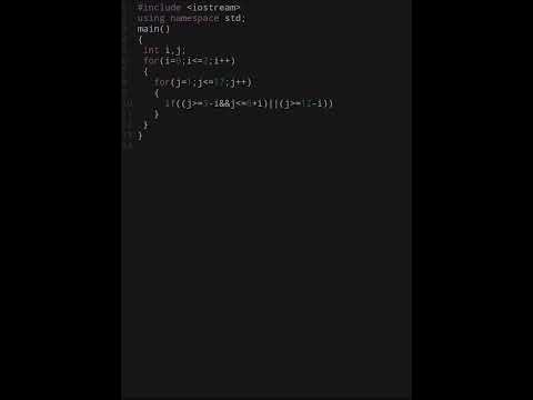 Heart shape|| Using For Loop in C++ - YouTube