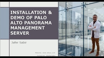 Installation and Demo of Palo Alto Panorama Management Server Version 10