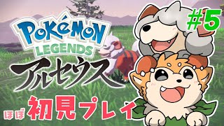 【ほぼ初見プレイ】Pokémon LEGENDS アルセウス を実況プレイ #5【#犬ゆうライブ  / #柴犬Vtuber】