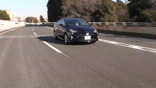 トヨタ プリウス Aプレミアム E Four 4wd車 試乗インプレッション 走行編 Youtube