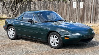 For Sale: 1991 Mazda MX5 Miata Convertible “BRITISH RACING GREEN” Special edition!