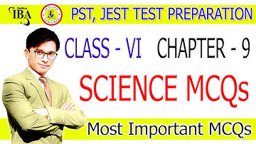 PST JEST Preparation | General Science MCQs Class 6 | Chapter 9 Forces and Machines | STBB Science