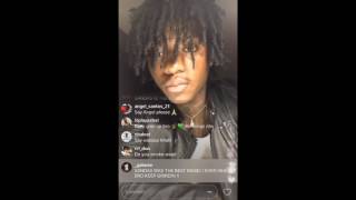 SahBabii Says He IS NOT In the ILLUMINATI On Instagram Live