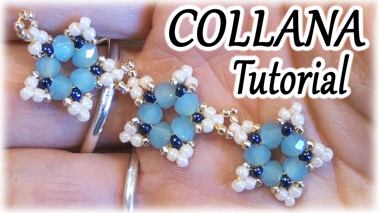 Tutorial Collana Come Fare Una Collana Di Stelline Fatta Con Perline Tutorial Perline Youtube