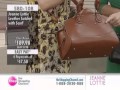 Jeanne Lottie Pebble Leather Satchel with Scarf at The Shopping Channel 580108