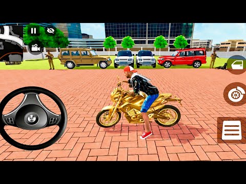 😍 Franklin order by 😍 2⃣ golden bike 2⃣ Mahindra Scorpio Thar Indian 🇮🇳 bike theft auto simulator 🎮