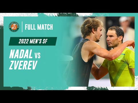 Nadal vs Zverev 2022 Men's semi-final Full Match | Roland-Garros