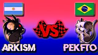 TRANSFORMICE | Arkism vs Pekfto | RACING