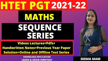 Htet Pgt Maths 2021 || sequence and series short tricks || Htet pgt maths preparation