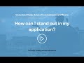 Standing out in an application  columbia chats