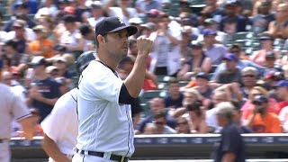 NYM@DET: Sanchez's 10 strikeouts in 10 seconds