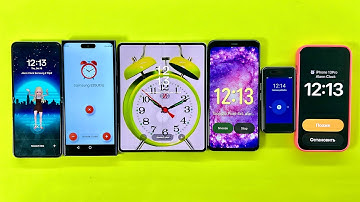 Alarm Clocks ⏰ on Samsung Z Fold3/Z Flip3, Google Pixel 4XL, Samsung S25/S24 Ultra, iPhone 13Pro 