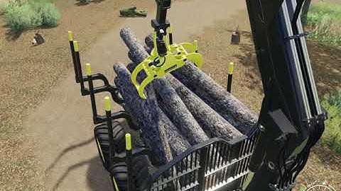 Farming Simulator 19  Loading logs | Xbox controller