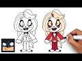 How to Draw Charlie Morningstar | Hazbin Hotel