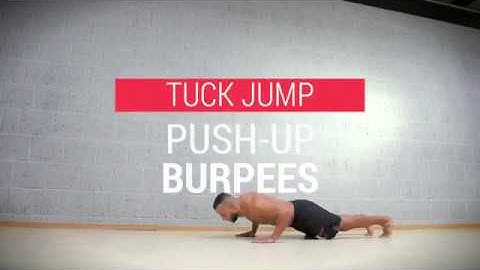 Tuck Jump Push-up Burpees