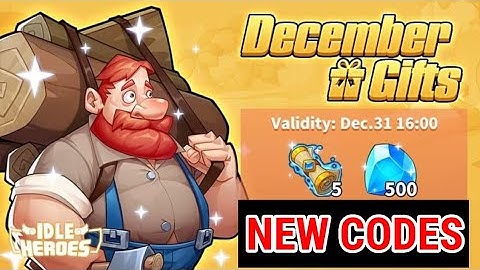 IDLE HEROES NEW REDEEM CODES DECEMBER 2020