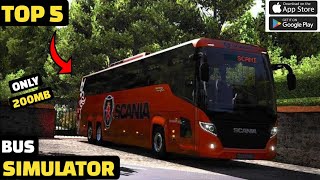 Top 5 Best High Graphics Bus Simulator Games for Android/iOS | Best Bus Simulator Games 2023 ✅️ screenshot 2