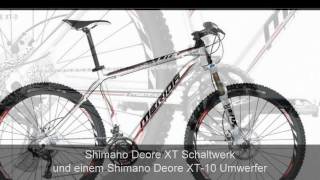 Mountainbike Merida Matts Lite XT-D Schwarz/Weiss Shimano XT 30 Gänge