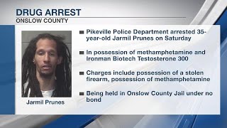 Jacksonville man facing several charges after police found meth and a stolen handgun, court docum...