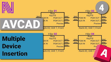 AVCAD - AVCAD for CAD - Multiple Device Insertion
