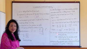 Math 115 Statistics section 4.3 Complements, Conditional Probability