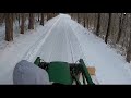 Winter Homestead Work plus Redneck Snowplow for Compact Tractor