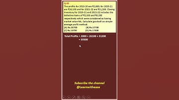 MCQ 49 CHANGE IN PSR| CLASS 12| ACCOUNTS| D K Goel Solutions| Shorts| Goodwill @learnwithease