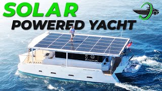 This Azura SOLAR Powered Yacht Can Stay On The Water All Day