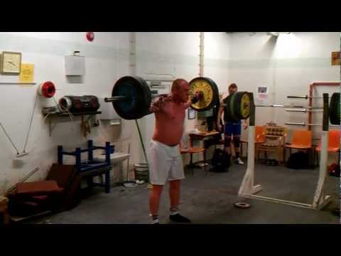 Joni Kuoksa, "Klokov press" 100kg (snatch press)