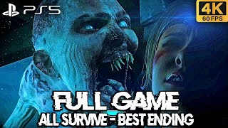 Until Dawn PS5 Full Game Walkthrough 4K60fps - All Chapters (All Survive/Best Ending) Best Choices screenshot 3