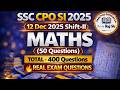 SSC CPO SI Tier-1 2025 | Set-8 | 12 Dec 2025 shift-2 | MATHS (50 pyq question)