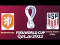 Fifa World Cup Qatar 2022 USA vs Netherlands