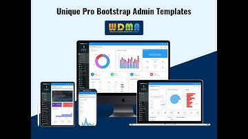 Bootstrap Admin Web App Template Dashboard UI Kit – Unique Pro