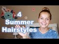 4 Easy & Cute Summer Hairstyles! | How To Do Your Own Hair | Marissa and Brookie