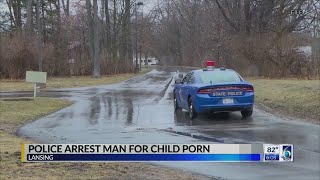 Police arrest man for child porn