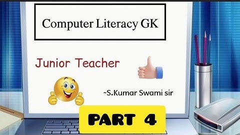 COMPUTER LITERACY||COMPUTER GK||COMPUTER APTITUDE||COMPUTER AWARENESS||COMPUTER MCQ||JUNIOR TEACHER