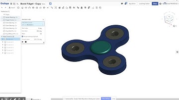 Onshape Fidget Spinner Animation