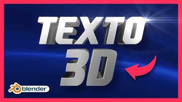Texto em 3D no Blender (QUALQUER FONTE) - Tutorial em Português