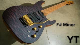 Heavy Rock Backing Track F# Minor chords