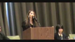 Kriti Thapa - Animal Testing Speech United Nations Conference