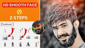 Face Ko Smooth Aur Gora Kaise Kare 2023 Trick || Autodesk Sketchbook Face Smooth Editing