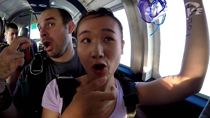 Jie Liu's Tandem skydive!